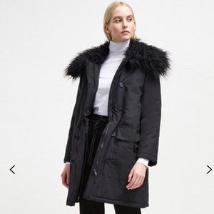 French Connection Faux Fur Parka